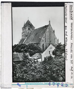 Vorschaubild Greifswald: Marienkirche, Ansicht von Südosten 